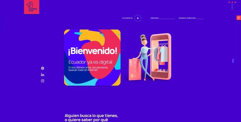 Empresas de diseño de páginas web en Ecuador: las mejores opciones para tu negocio diseno paginas web ecuador Monkey plus bc empresa de diseño web en ecuador