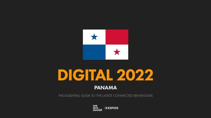 Cifras Estadísticas Digitales 2022 Panamá estadisticas digitales en panama Estadisticas marketing digital panama 2022