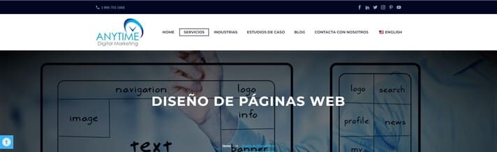 Top 10: mejores Empresas de Diseño de Páginas Web en Orlando anytime paginas web florida Anytime agencia de diseño web en orlando