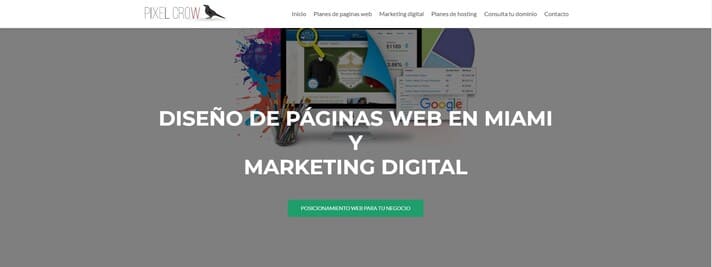 Top 10: mejores Empresas de Diseño de Páginas Web en Orlando pixel crow empresa diseno web Pixel crow agencia web en orlando