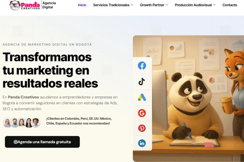 Top 12 Agencias de Marketing Digital en Bogotá panda creativos Panda creativos bogotá