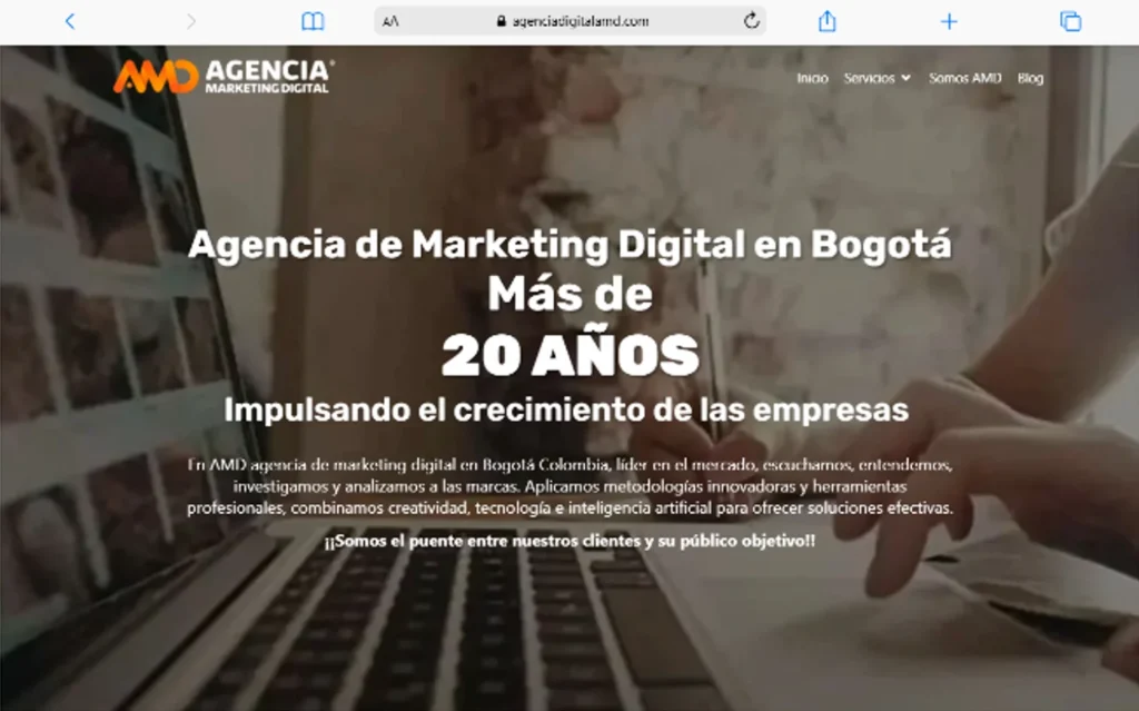 Las mejores agencias de marketing digital en Bogotá: guía completa Macbook Air agenciadigitalamd.com 2 2 Amd agencia de marketing digital